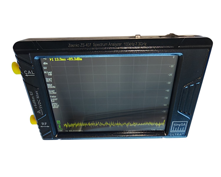 Анализатор спектра tinySA ULTRA Plus ZS-407 Анализатор спектра tinySA ULTRA Plus ZS-407