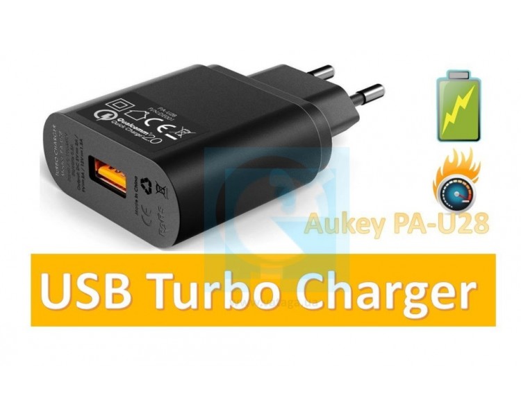 Зарядное устройство Aukey PA-U28 Qualcomm Quick Charge 2.0