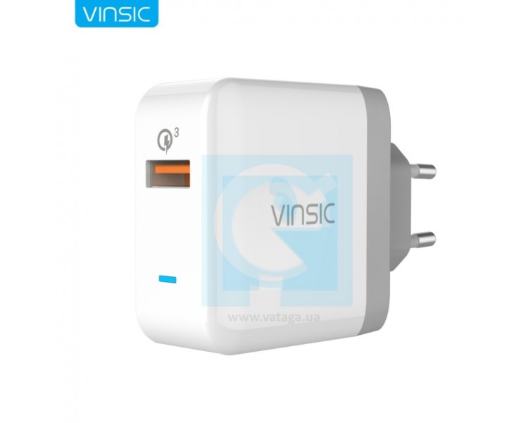 Быстрая зарядка VINSIC Quick Charge 3.0 USB 18 Вт для iPhone 7 6 6 S Плюс Sumsung