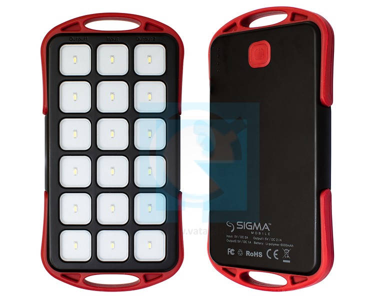 Powerbank-ліхтарик Sigma mobile X-sport P6