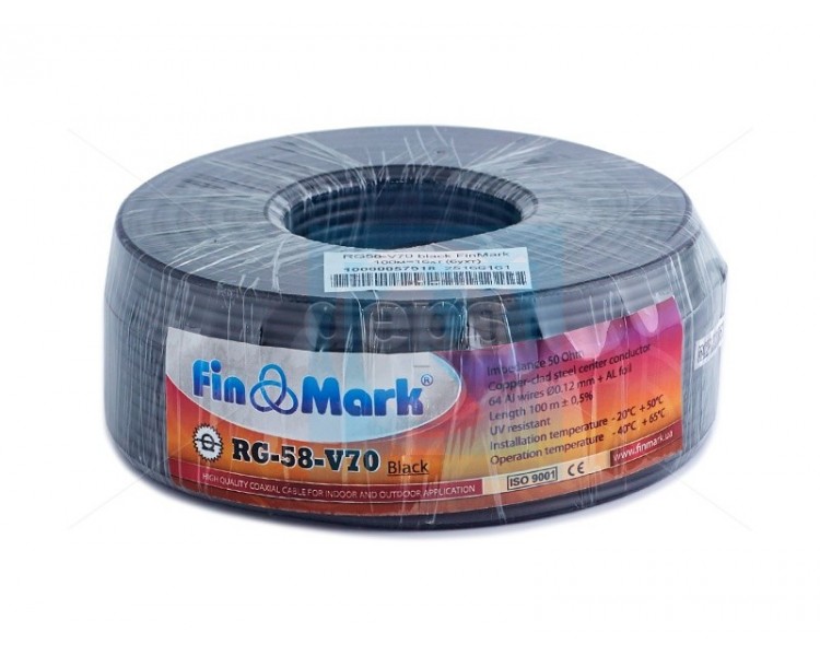 Коаксіальний кабель FinMark RG-58-V70