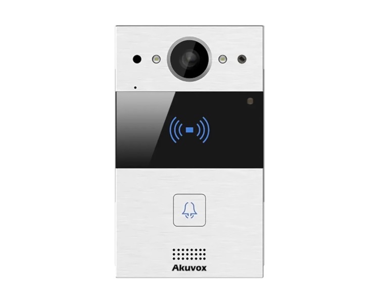 IP-відеопанель 2Mp Akuvox R20A-2 SIP зі зчитувачем EM-Marine / Mifare / NFC, 2-дротове підключення