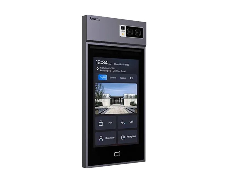 IP-відеопанель багатоабонентська 5Mp Akuvox S539 з екраном 10", розпізнаванням облич та зчитувачем EM-Marine / Mifare / NFC / BLE / QR