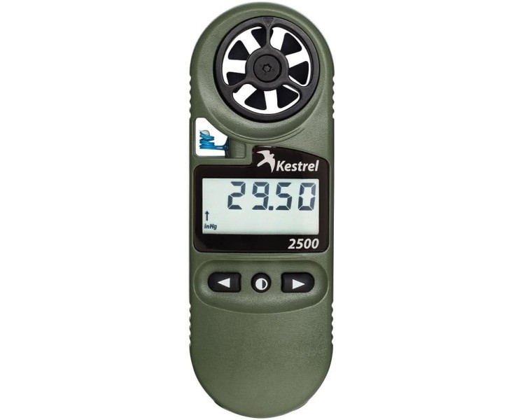 Метеостанція Kestrel 2500NV Olive з нічним підсвічуванням