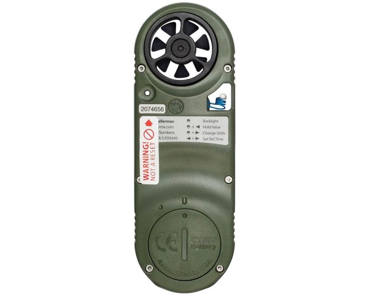 Метеостанція Kestrel 2500NV Olive з нічним підсвічуванням