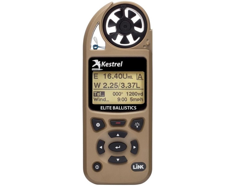 Метеостанція Kestrel 5700 Elite Applied Tan з Bluetooth та балістичним калькулятором