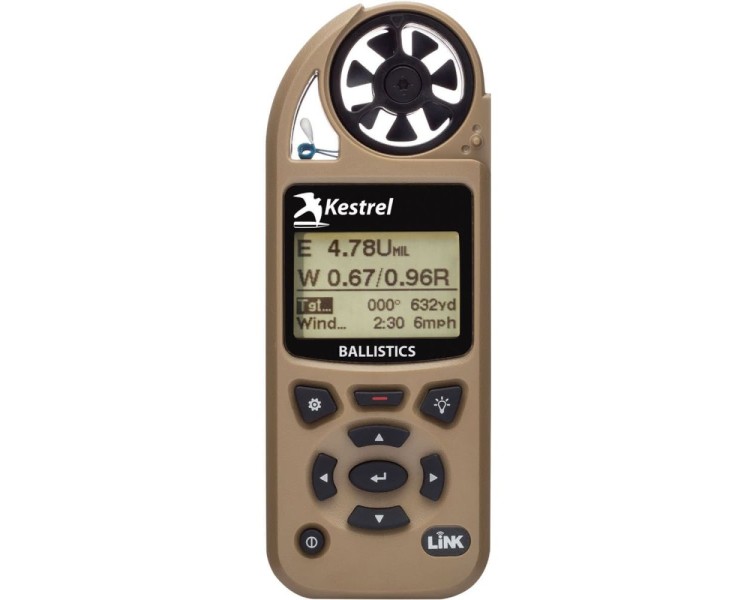 Метеостанція Kestrel 5700 Ballistics LiNK Tan з Bluetooth та балістичним калькулятором