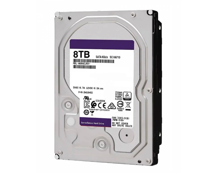 Жорсткий диск 3.5" 8TB 128MB Western Digital Purple WD84EJRX