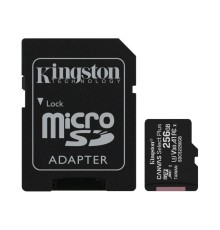Карта пам’яті miсroSDXC 256GB Kingston TransFlash Memory Card з SD-адаптером class 10 A1 Canvas Select Plus (SDCS2/256GB)