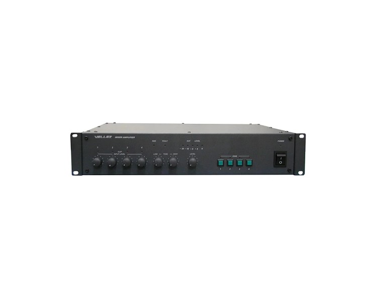 Підсилювач-мікшер Vellez 600ПП028М, 4 зони, 600W