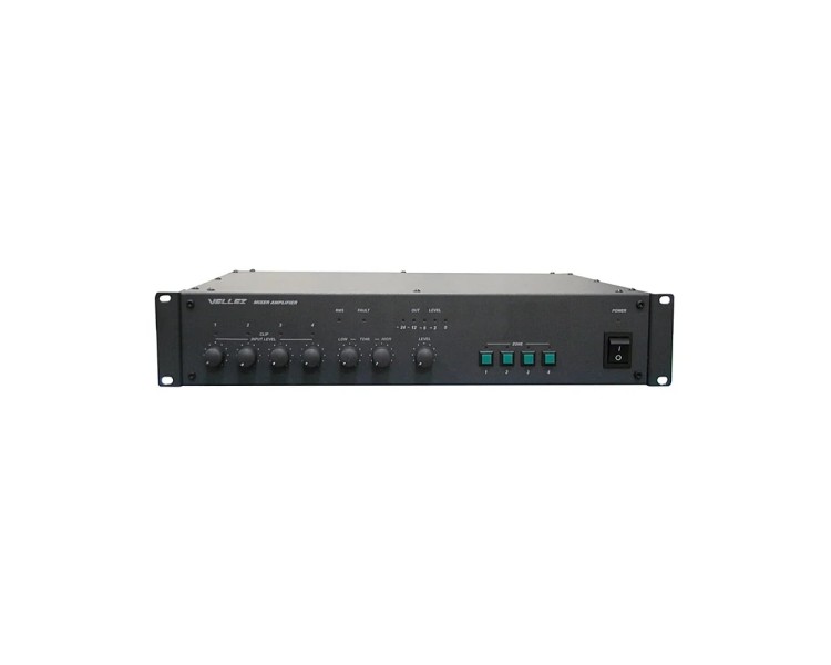 Підсилювач-мікшер Vellez 600ПП029М, 4 зони, 600W