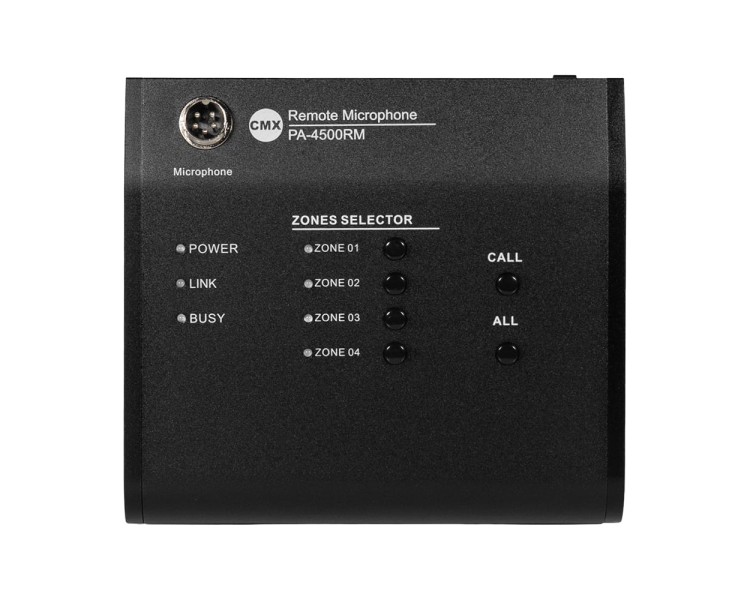 Мікрофон виносний пейджинговий CMX PA-4500RM, 4 зони