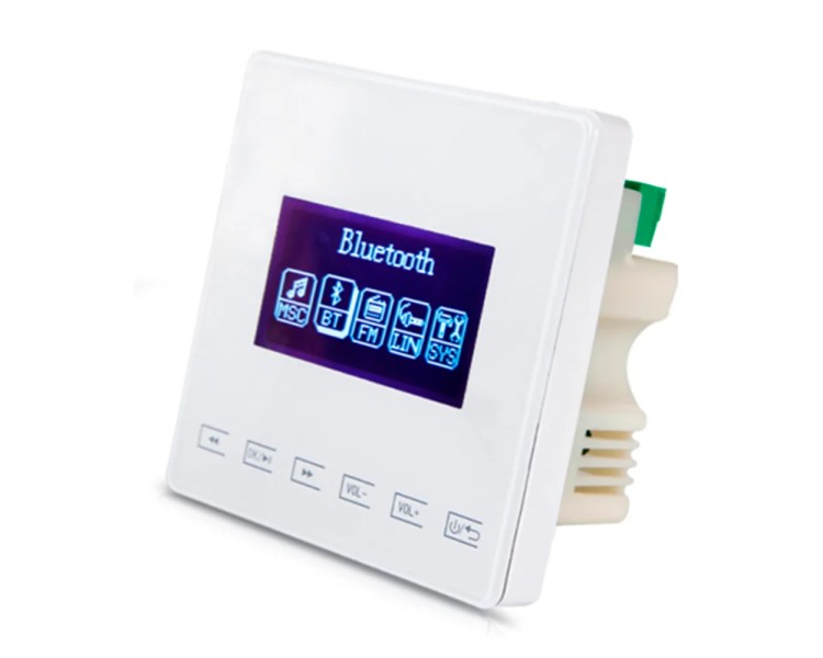 Підсилювач настінний двоканальний CMX A5 Bluetooth/USB/FM 2x15W