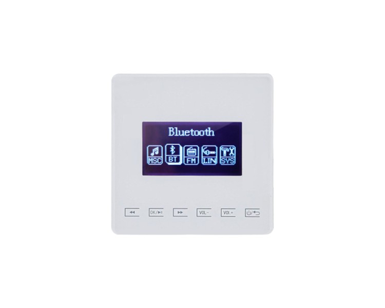 Підсилювач настінний двоканальний CMX A5 Bluetooth/USB/FM 2x15W
