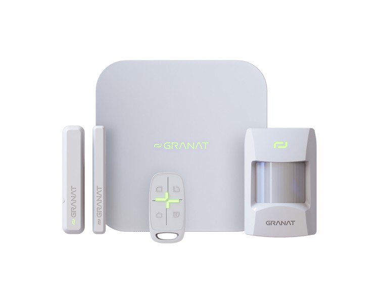 Комплект бездротової сигналізації Granat GT StarterKit з 4G та WiFi