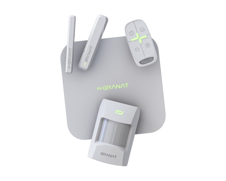 Комплект бездротової сигналізації Granat GT StarterKit з 4G та WiFi