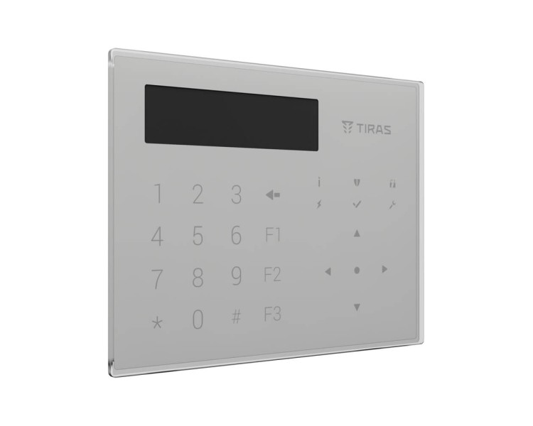 Клавіатура Tiras K-GLCD White з OLED-дисплеєм