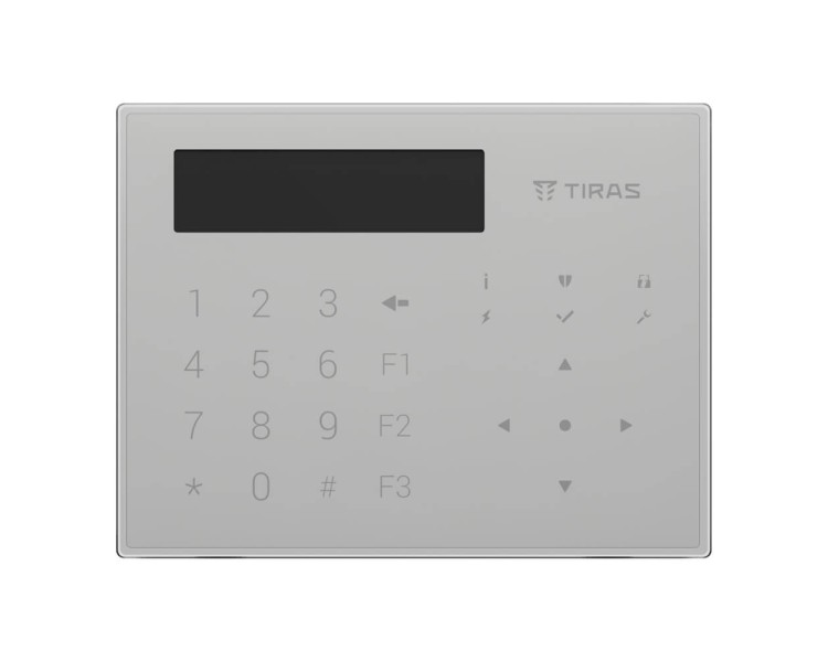 Клавіатура Tiras K-GLCD White з OLED-дисплеєм
