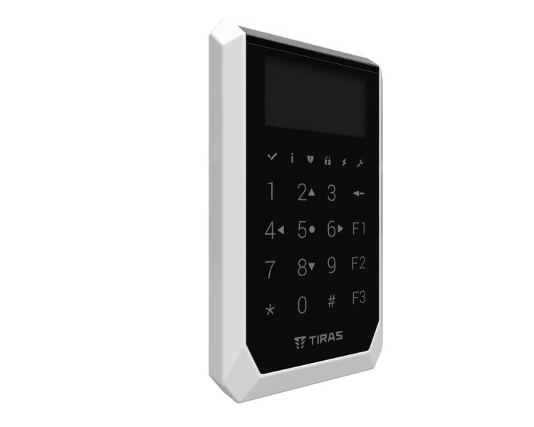 Клавіатура Tiras K-PAD OLED+ Black з OLED-дисплеєм та вбудованим зчитувачем NFC/Mifare