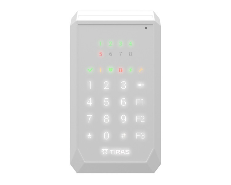 Бездротова клавіатура Tiras X-Pad White