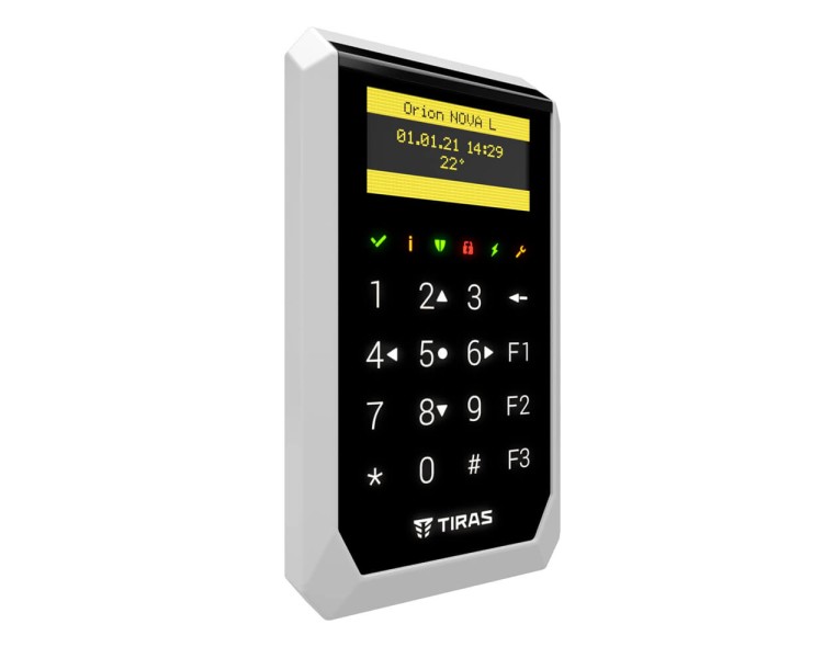 Клавіатура Tiras K-PAD OLED Black з OLED-дисплеєм