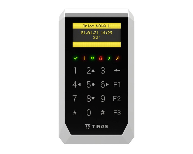 Клавіатура Tiras K-PAD OLED Black з OLED-дисплеєм