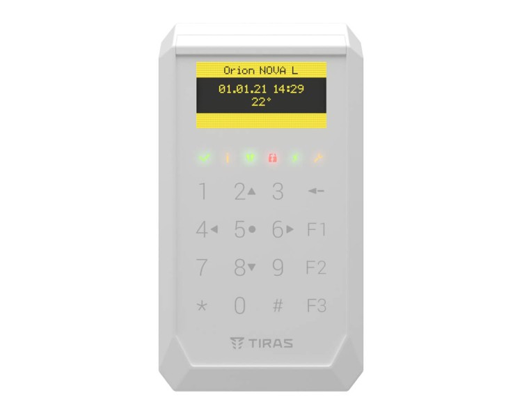 Клавіатура Tiras K-PAD OLED White з OLED-дисплеєм