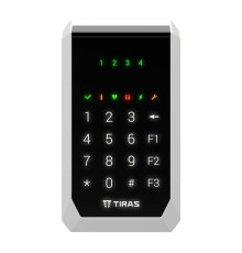 Клавіатура Tiras K-PAD4 Black на 4 індикатори зон