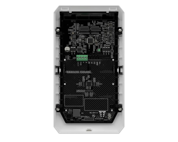 Клавіатура Tiras K-PAD4+ White на 4 індикатори зон з вбудованим зчитувачем NFC/Mifare