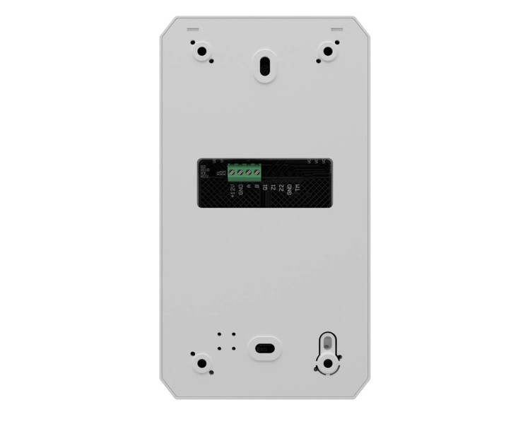 Клавіатура Tiras K-PAD4+ White на 4 індикатори зон з вбудованим зчитувачем NFC/Mifare