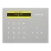 Клавіатура Tiras K-GLCD+ White з OLED-дисплеєм та зчитувачем NFC/Mifare