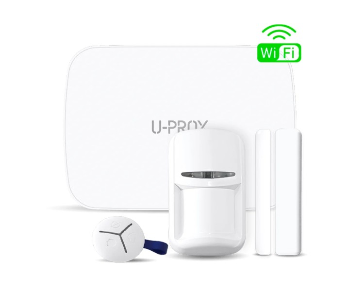 Комплект бездротової сигналізації U-Prox MP WiFi S White з 2G, WiFi