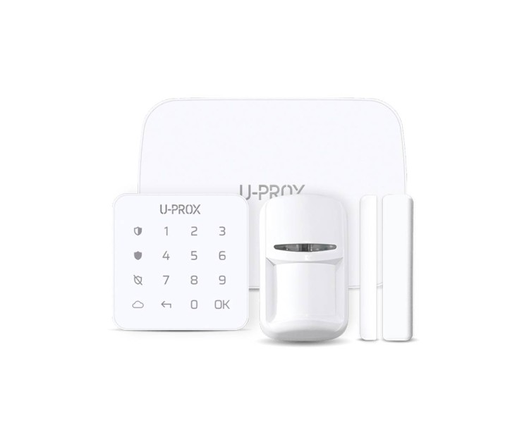 Комплект бездротової сигналізації U-Prox MP White з 2G, Ethernet