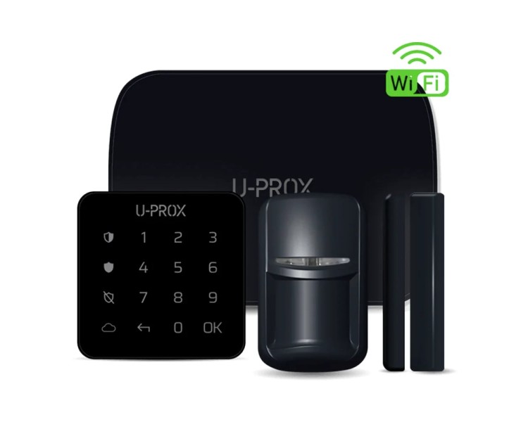 Комплект бездротової сигналізації U-Prox MP WiFi Black з 2G, WiFi