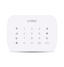 Бездротова сенсорна клавіатура ITV U-Prox Keypad G4 White для керування чотирма охоронними групами