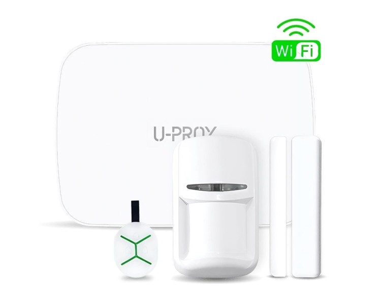 Комплект бездротової сигналізації U-Prox MPX LE KF kit White з LTE/GSM (4G/2G), WiFi, Ethernet