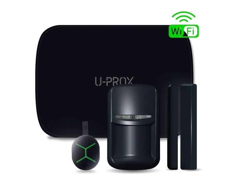 Комплект бездротової сигналізації U-Prox MPX LE KF kit Black з LTE/GSM (4G/2G), WiFi, Ethernet