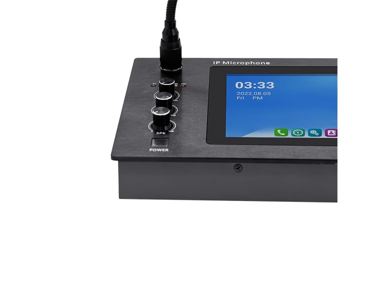 Мікрофон SIP-IP пейджинговий Tonmind SIP-M20 з вбудованим динаміком
