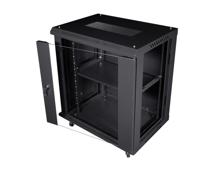 Комутаційна шафа NVC-12U/600x450x640 Black