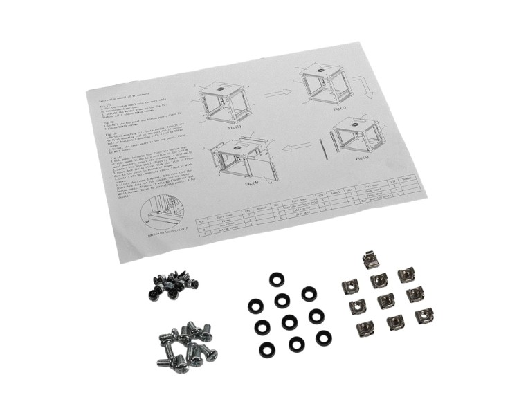 Комутаційна шафа Trinix TRX-12U/600x600x637 Black