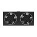 Вентилятор до комутаційних шаф глибиною до 600 мм Trinix TRX-FAN2 Black