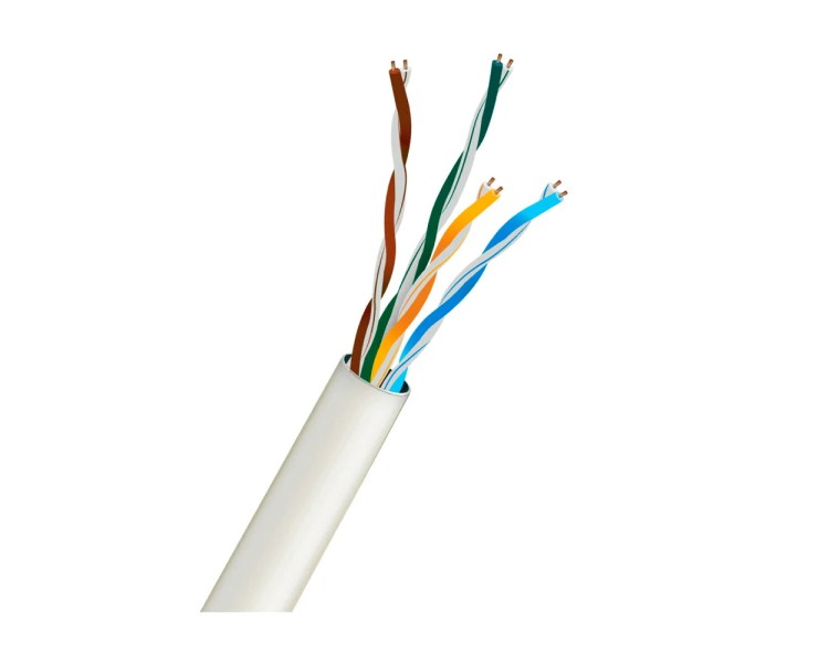 Кабель вита пара UTP CAT5E CU 0.5 PVC Indoor Kraft White 305m