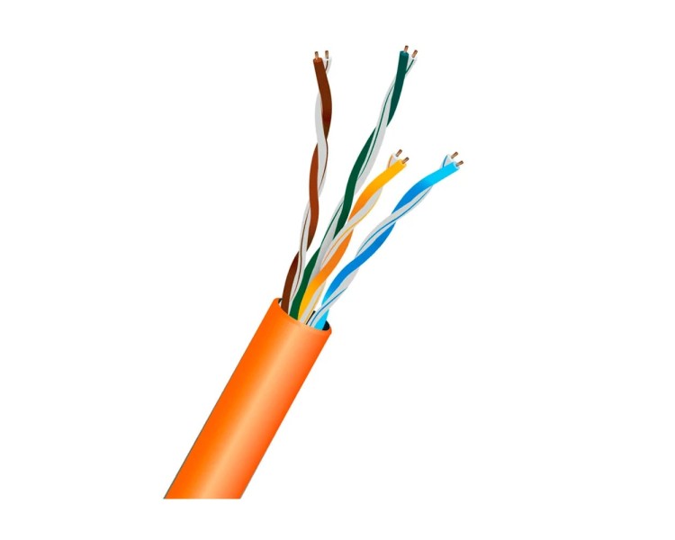 Кабель вита пара  UTP CAT5E CU 0.5mm LSZH Indoor Trinix 305m