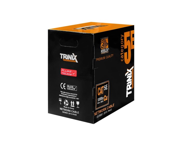 Кабель вита пара FTP CAT5E CU 0.51mm LSZH Indoor Trinix 305m