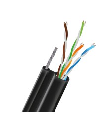 Кабель вита пара UTP CAT5E CU 0.51 LDPE Outdoor багатожильний дріт 7x0.45mm Kraft 305m