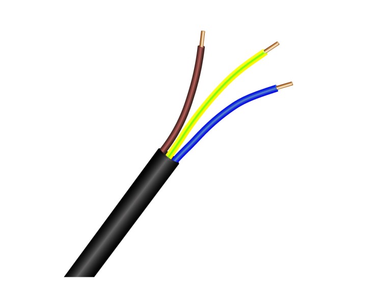 Кабель силовий Укркабель ВВГнг-LS-0.66 3x2.5