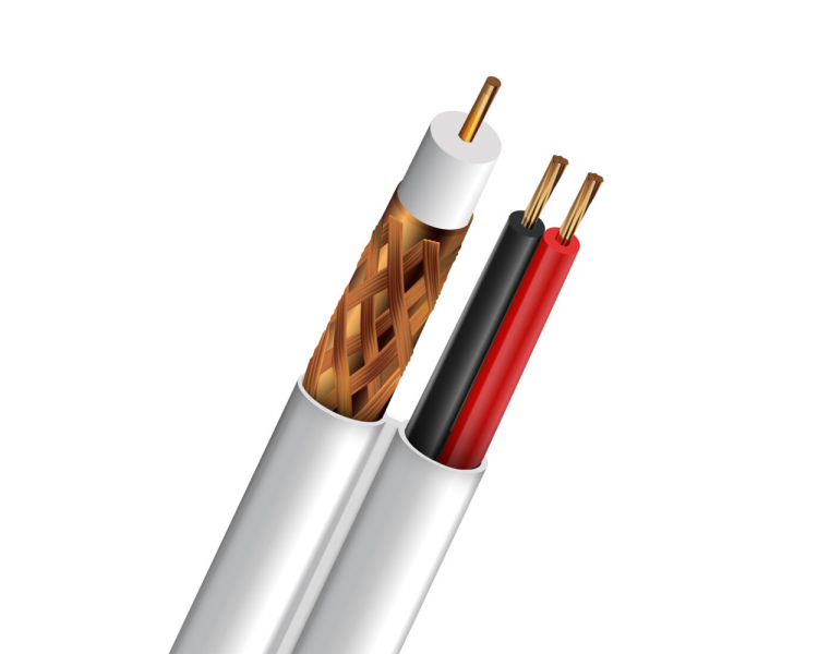 Кабель коаксіальний SL-59+2*0.44 CU 0.8mm Indoor Trinix 305m