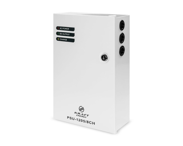 Джерело безперебійного живлення Kraft PSU-1205/8CH