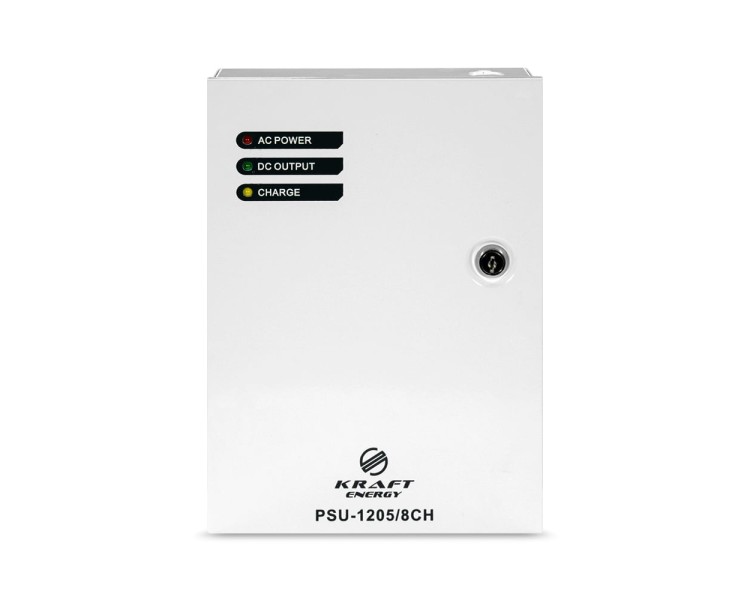 Джерело безперебійного живлення Kraft PSU-1205/8CH