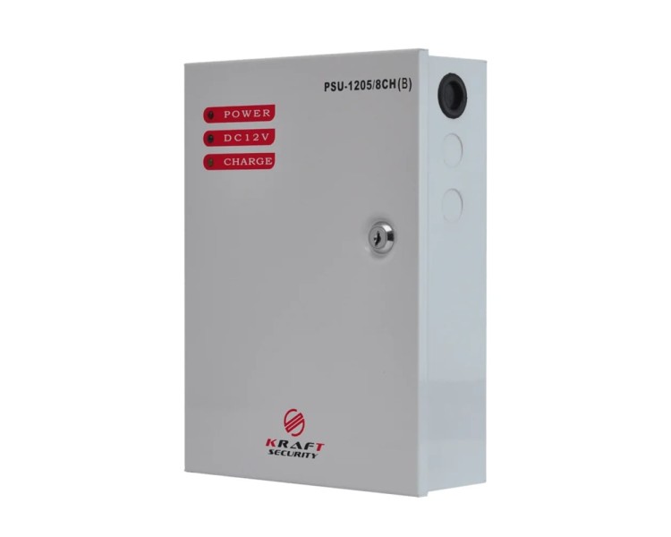 Джерело безперебійного живлення Kraft PSU-1205/8CH(B)